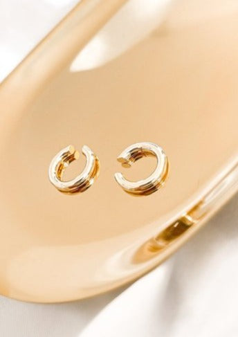 CLEAN EARCUFF- 14k vergoldet
