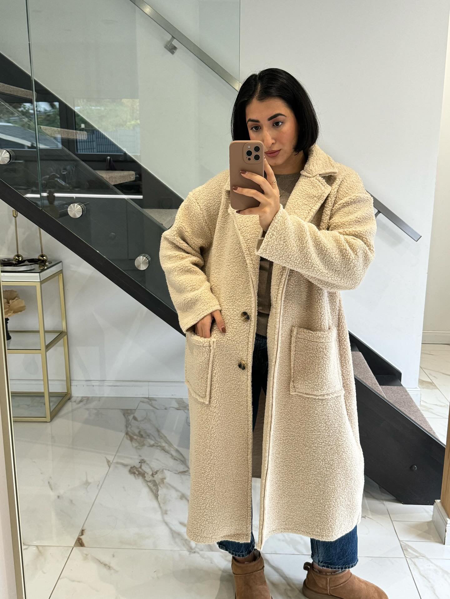 TEDDY MANTEL- beige