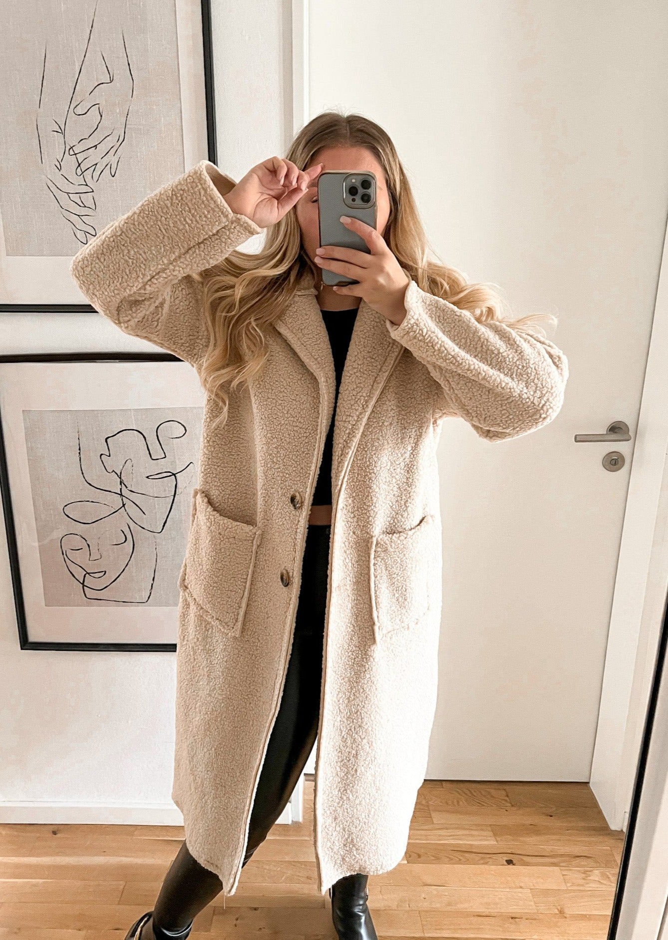 TEDDY MANTEL- beige