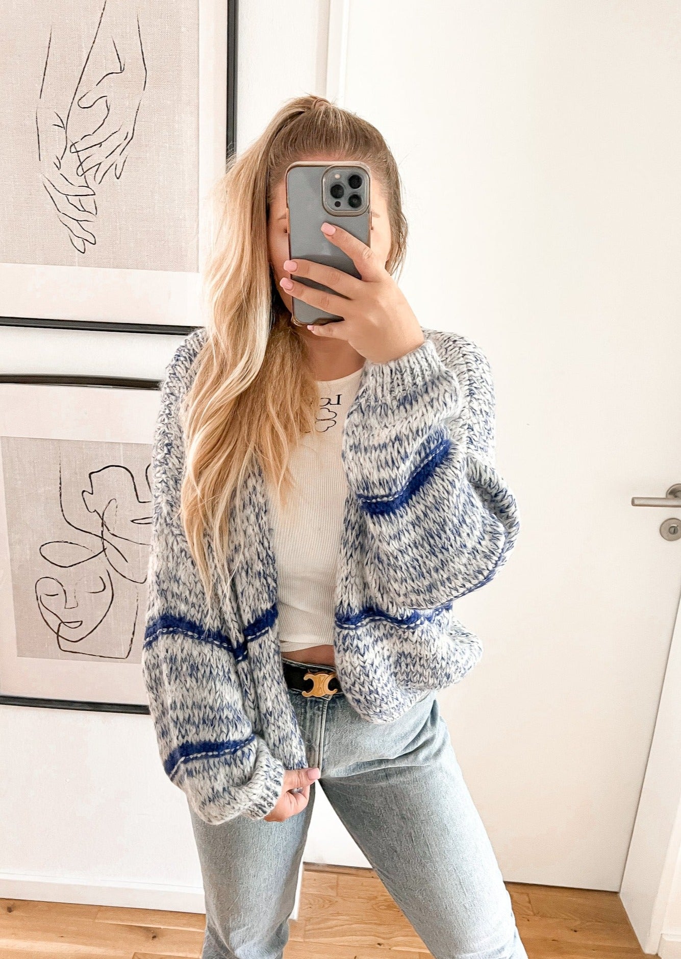 FLAUSCHI STRIPE CARDIGAN- versch. Farben