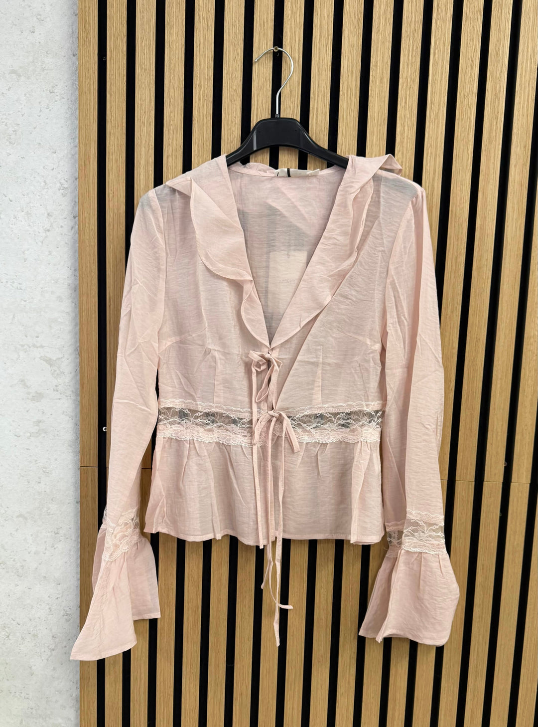 LANGARM BLUSE ZUM BINDEN JENNY - versch. Farben