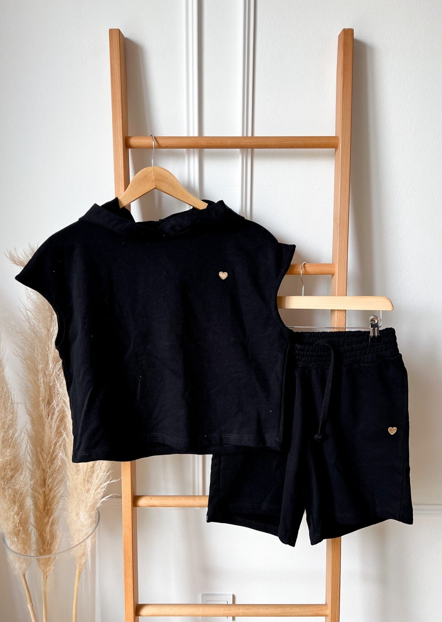 BLACK HEART SET- schwarz