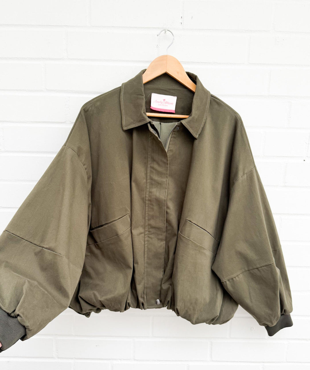 OVERSIZE BALLON JACKE PIA - khaki