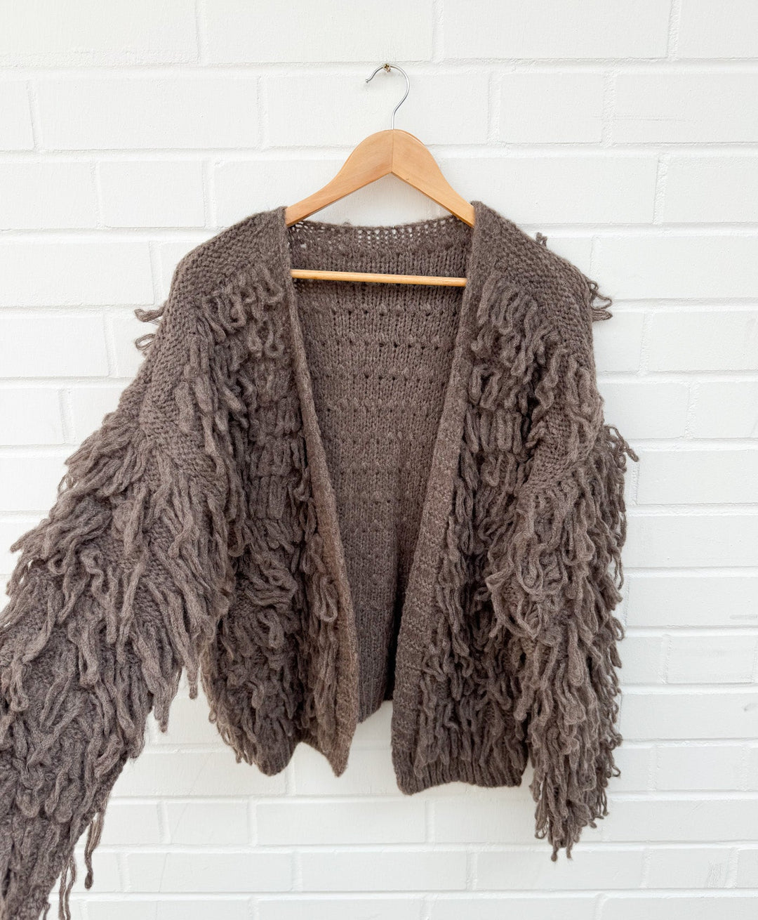FRANSEN CARDIGAN - Braun