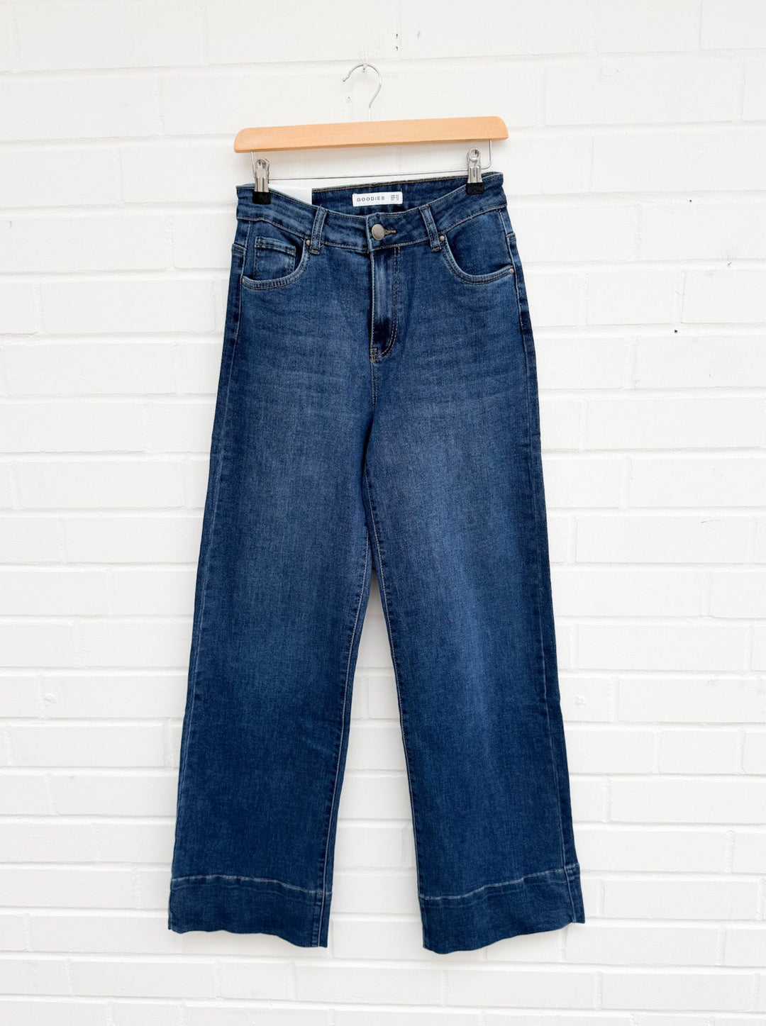 WIDE LEG JEANS PIA - dark blue