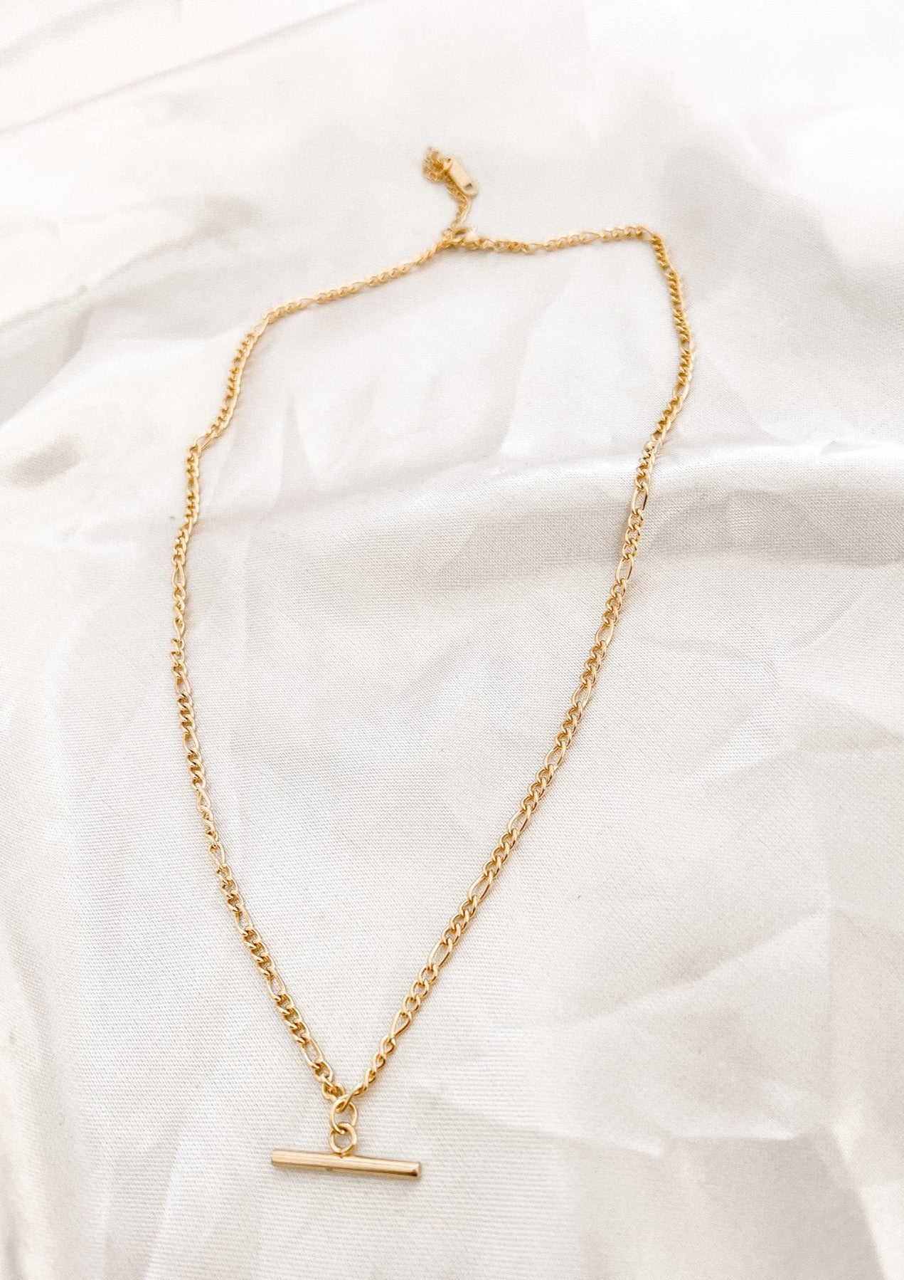 LINIE GOLD NECKLACE- 14k vergoldet
