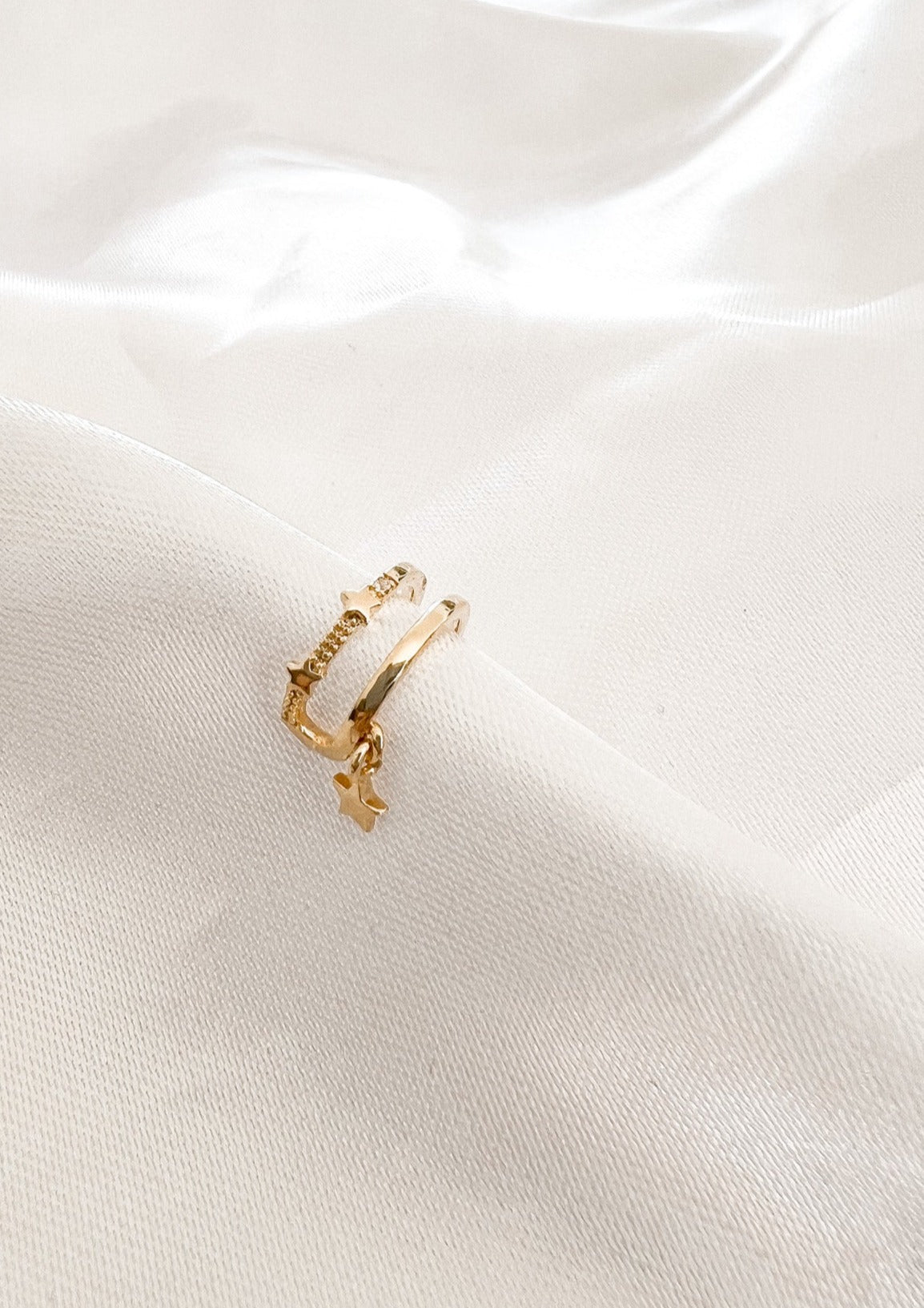 TINY STAR EARCUFF- 14k vergoldet
