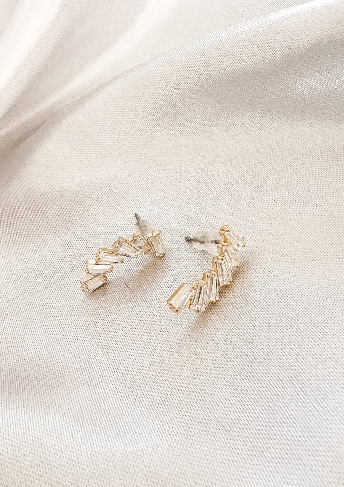 CRYSTAL LOVE OHRRINGE- 14k vergoldet