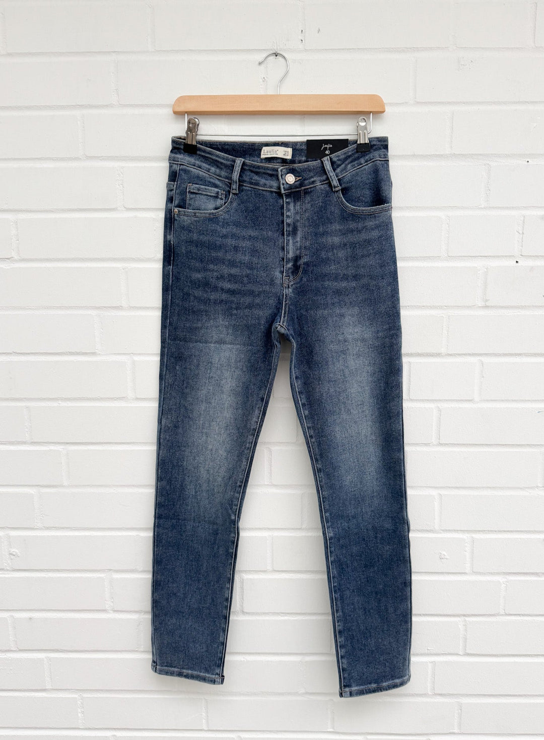 CURVY SKINNY JEANS MARLA - dunkelblau