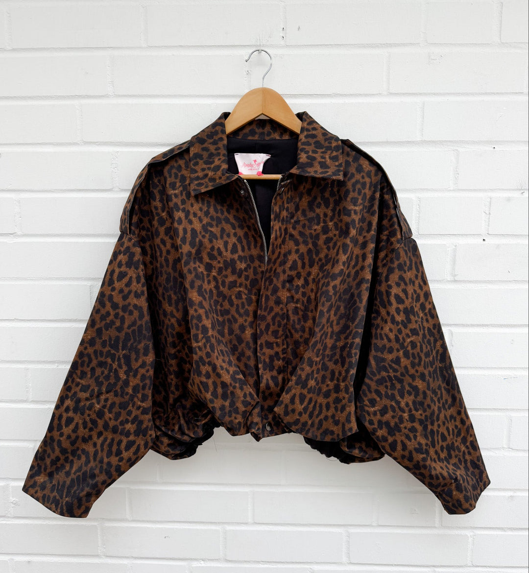 OVERSIZE BALLON LEO JACKE - dunkel