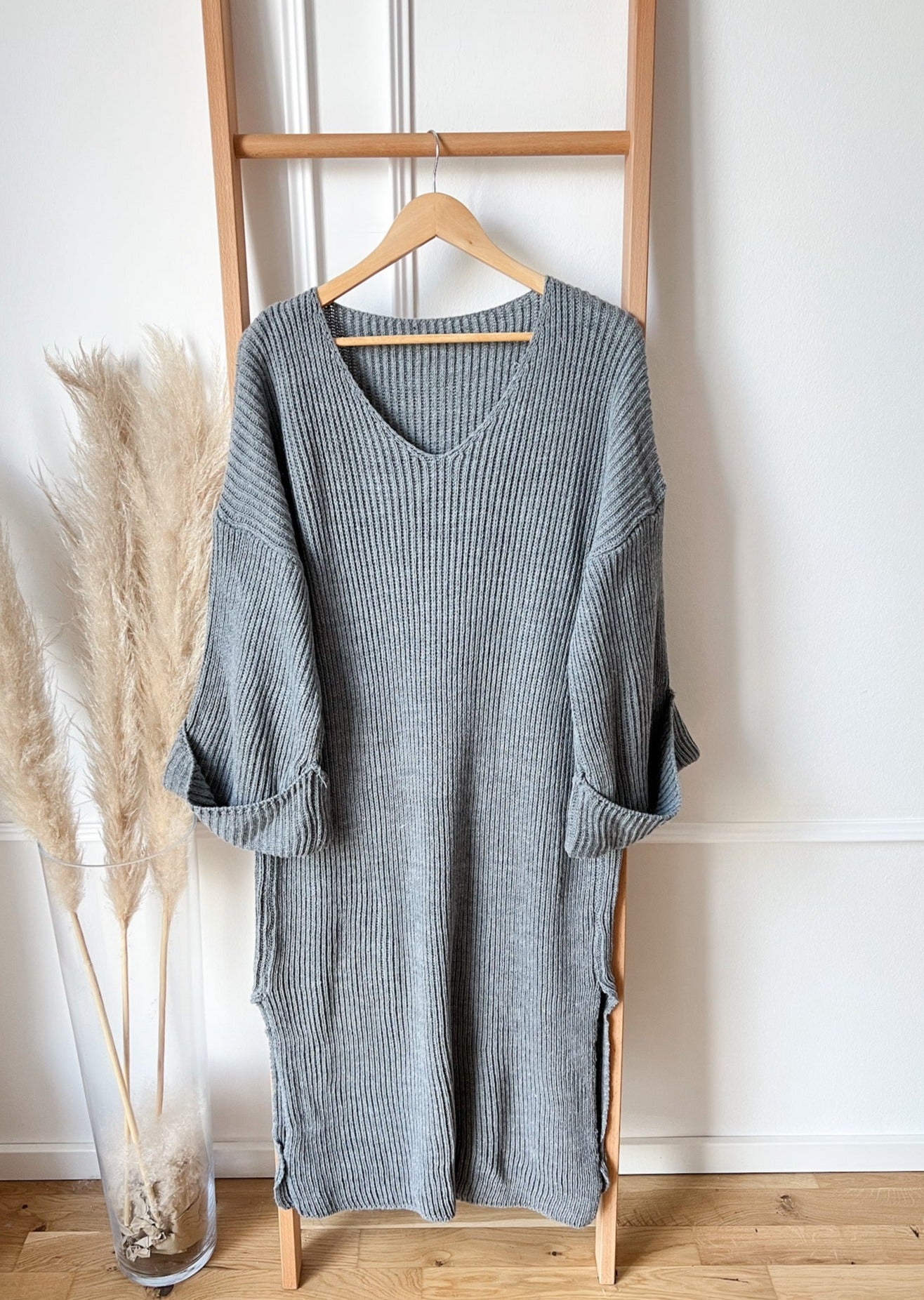 LANGES STRICKKLEID MEIKE- Versch. Farben