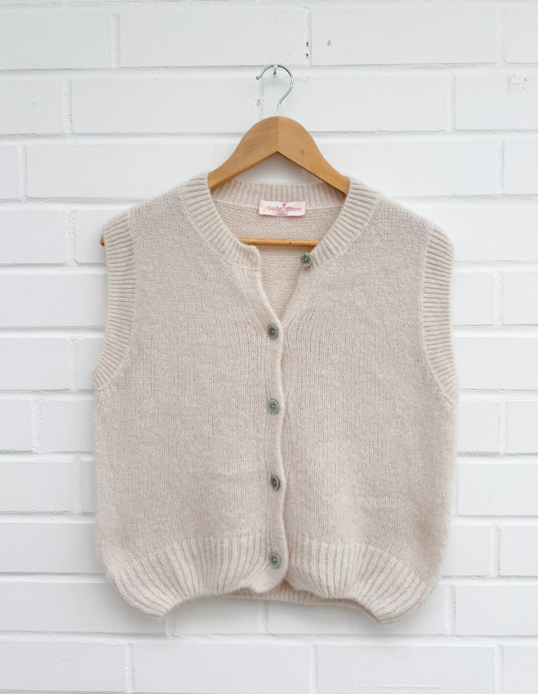 BASIC STRICKWESTE - beige