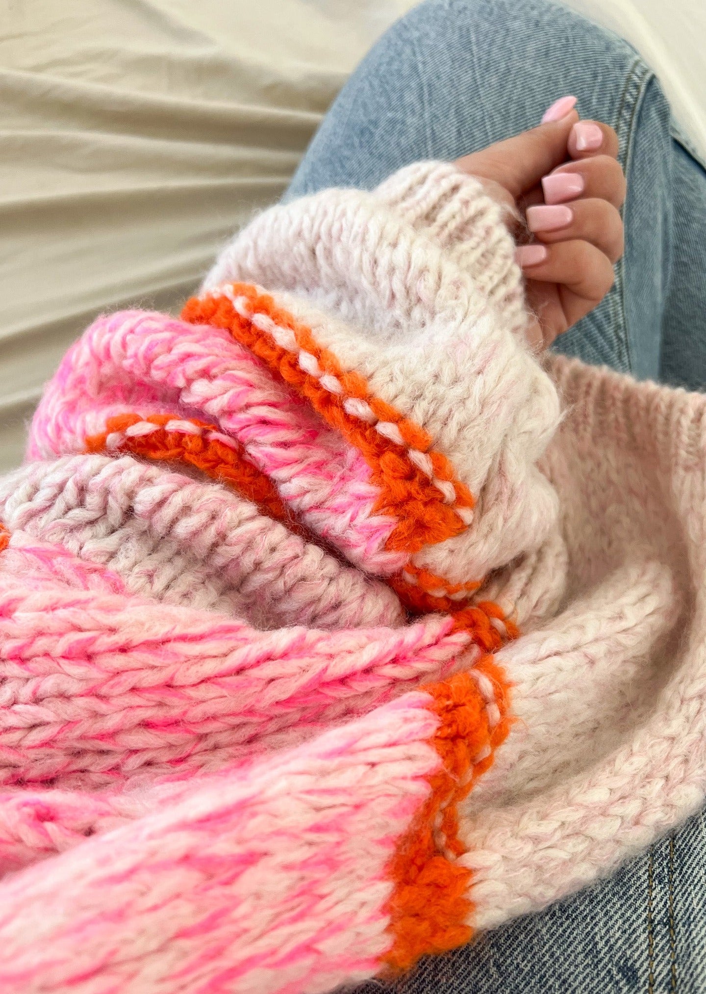 FLAUSCHI ROSA STRIPE CARDIGAN