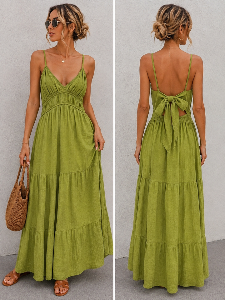 COTTON SOMMERKLEID TASCHA - vesch. Farben