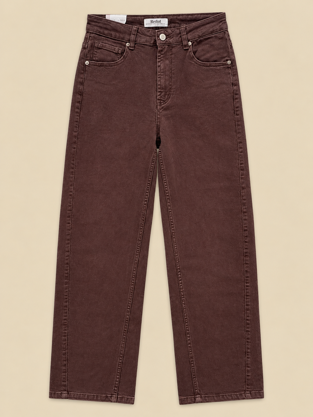 BROWN BARRELL JEANS RILA - braun