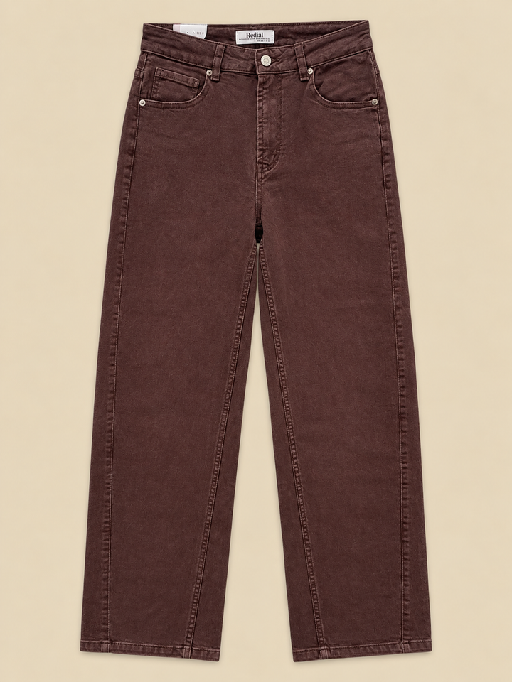 BROWN BARRELL JEANS RILA - braun