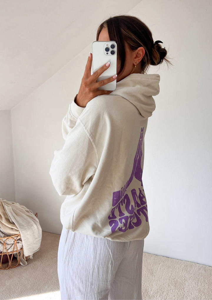 NAMASTE HOODIE - beige