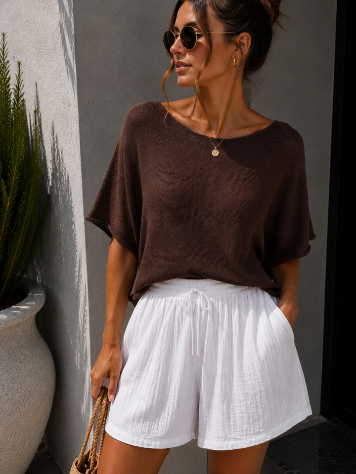 KURZARM COTTON SHIRT SUSI - versch. Farben