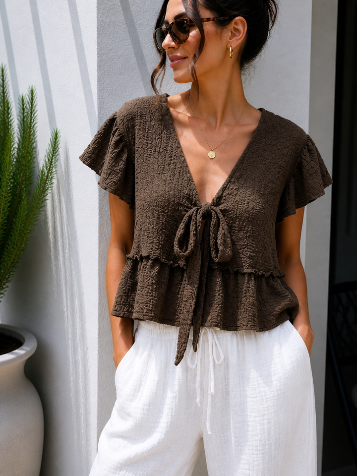 SWEETY CREPE BLUSE - Versch. Farben