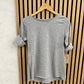 Basic Langarmshirt Grau & Weiß