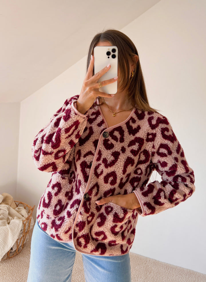 LEO TEDDY JACKE JENNA - rosa