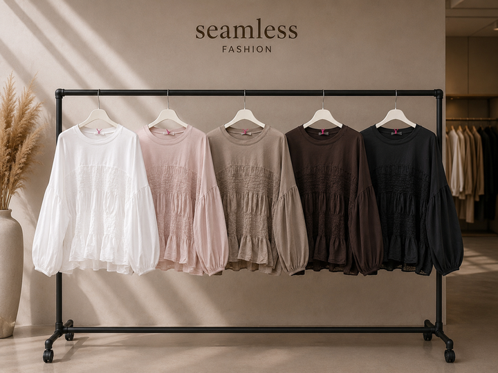 DÜNNES SHIRT MELLO mit 3/4 Arm - versch. Farben