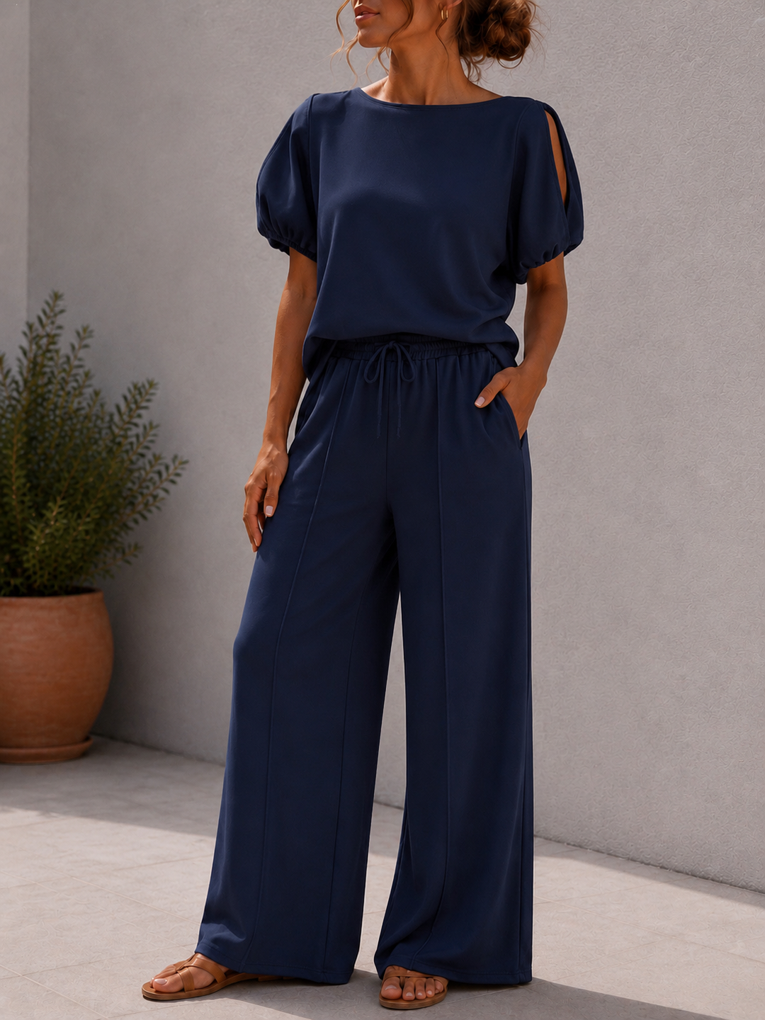 LOCKERE HOSE PALMA - versch. Farben
