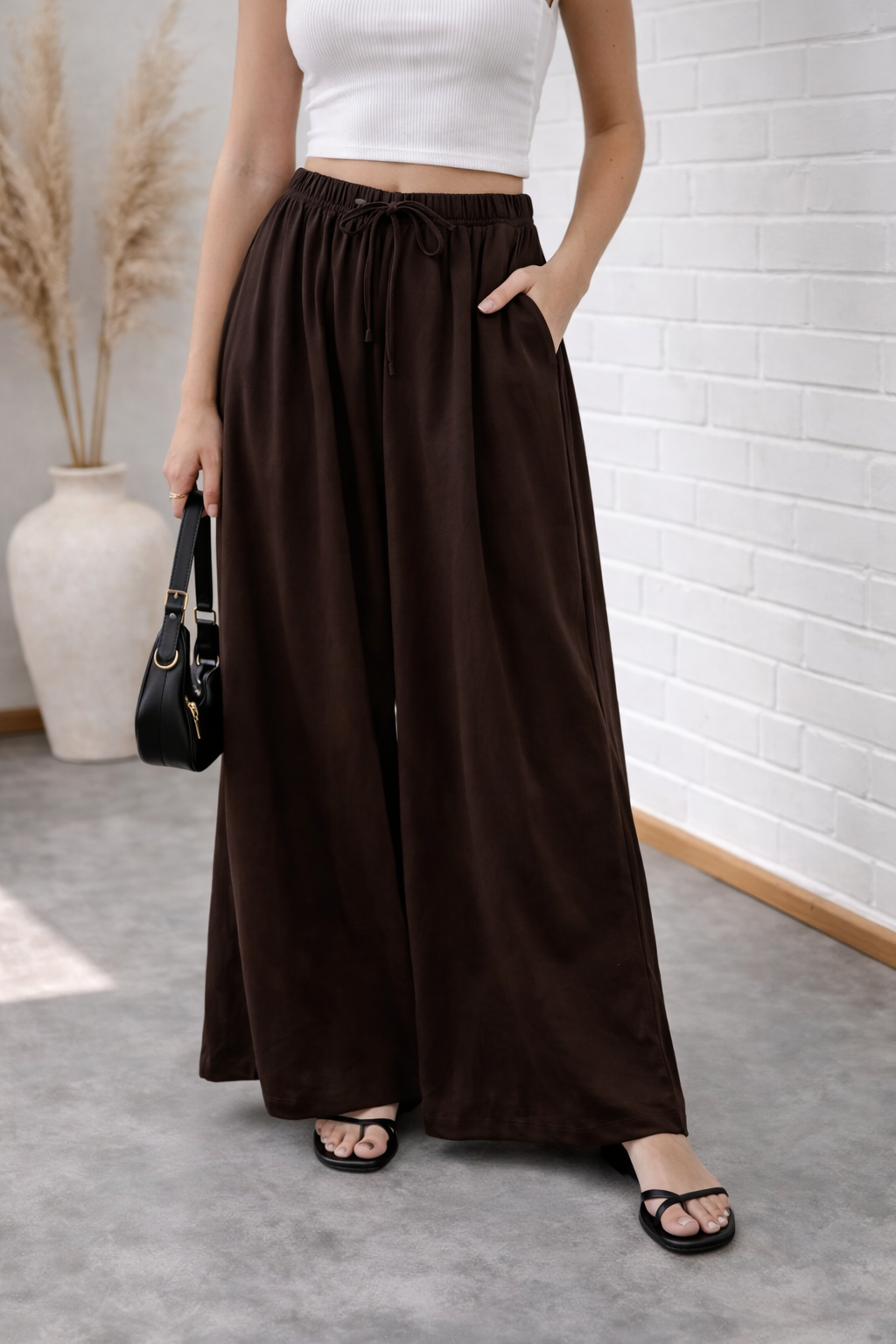 WEITE VISKOSE HOSE SHERLY - versch. Farben