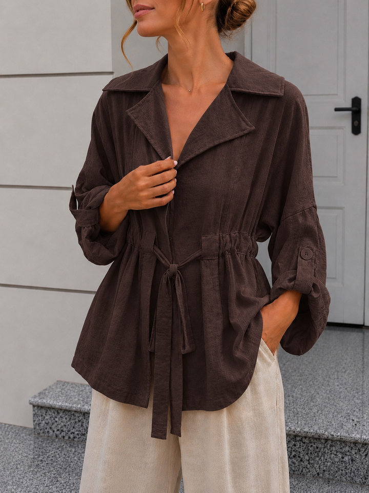 LOCKERE VISKOSE JACKE - versch. Farben