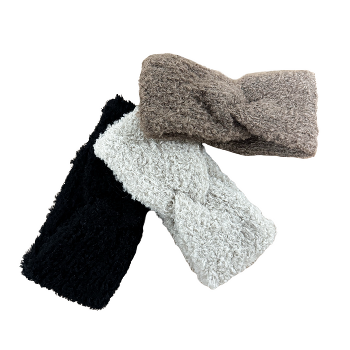 BOUCLE STIRNBAND - versch. Farben