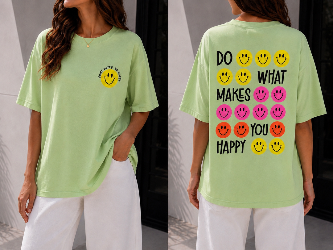 HAPPY T-SHIRT - versch. Farben
