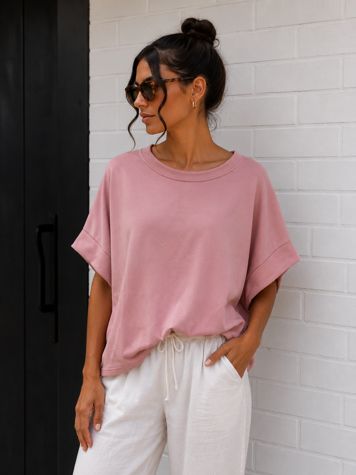 CURVY OVERSIZE T-SHIRT GINA - Versch. Farben
