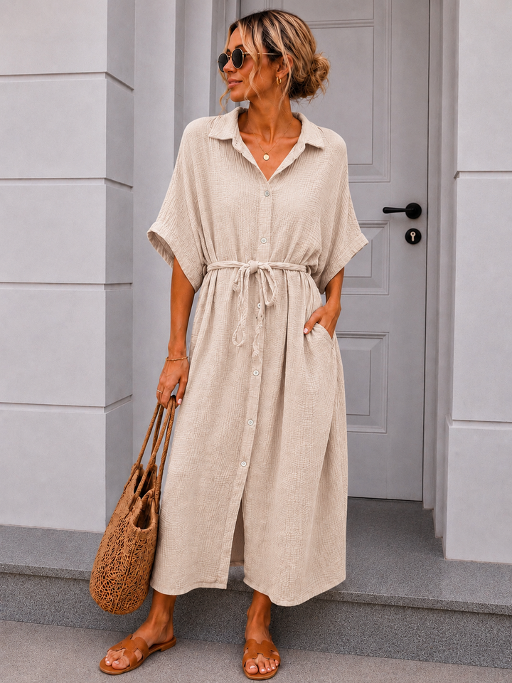 MUSSELIN BLUSENKLEID CORINNA - versch. Farben