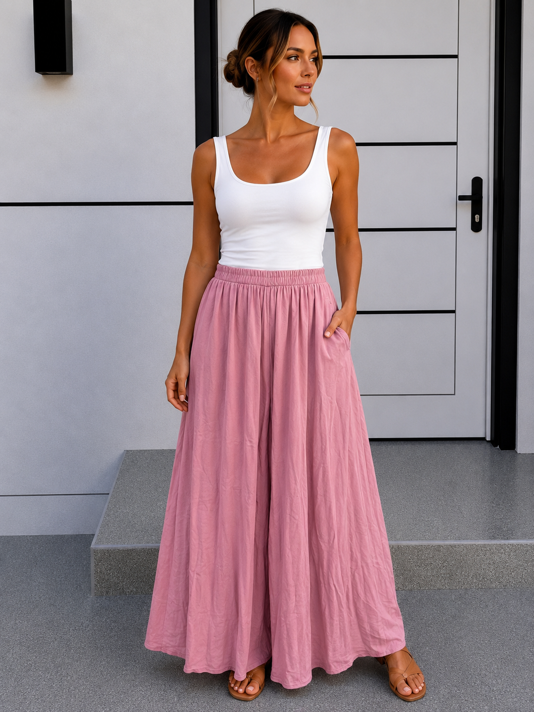 LOCKERE SOMMERHOSE LIA - versch. Farben