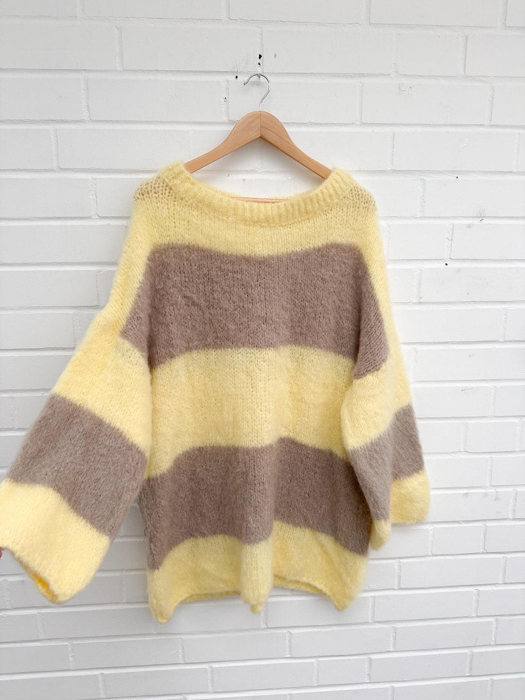 COZY STRIPE LONGPULLOVER - versch. Farben