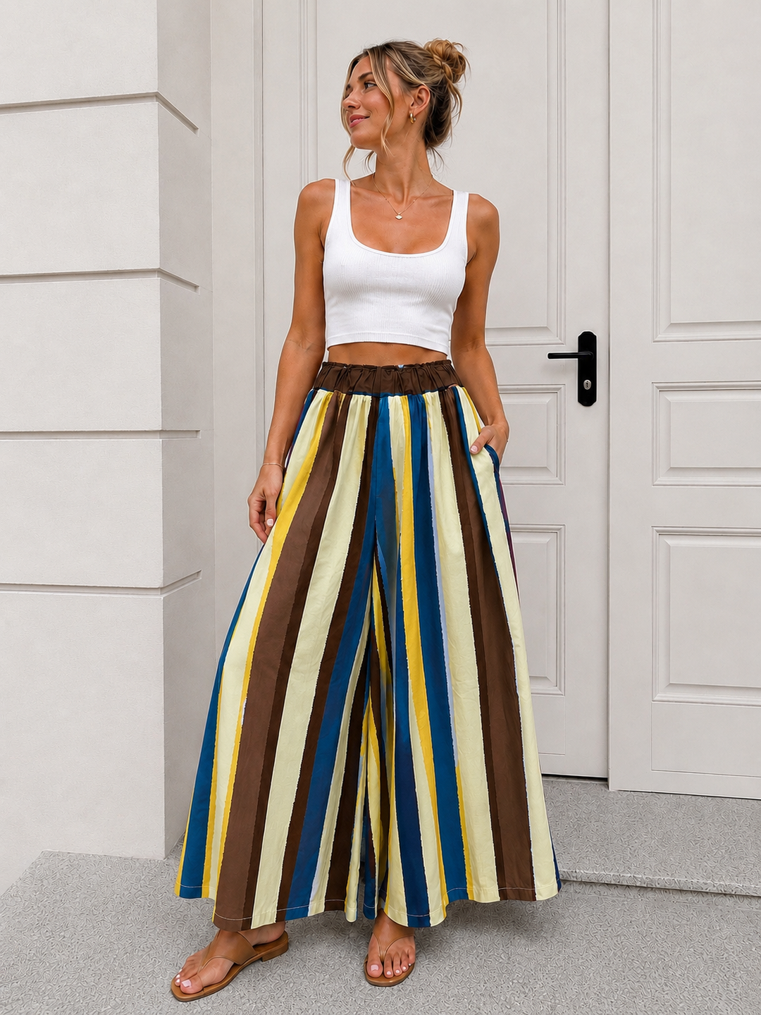 WEITE CULOTTE HOSE JELL - versch. Farben