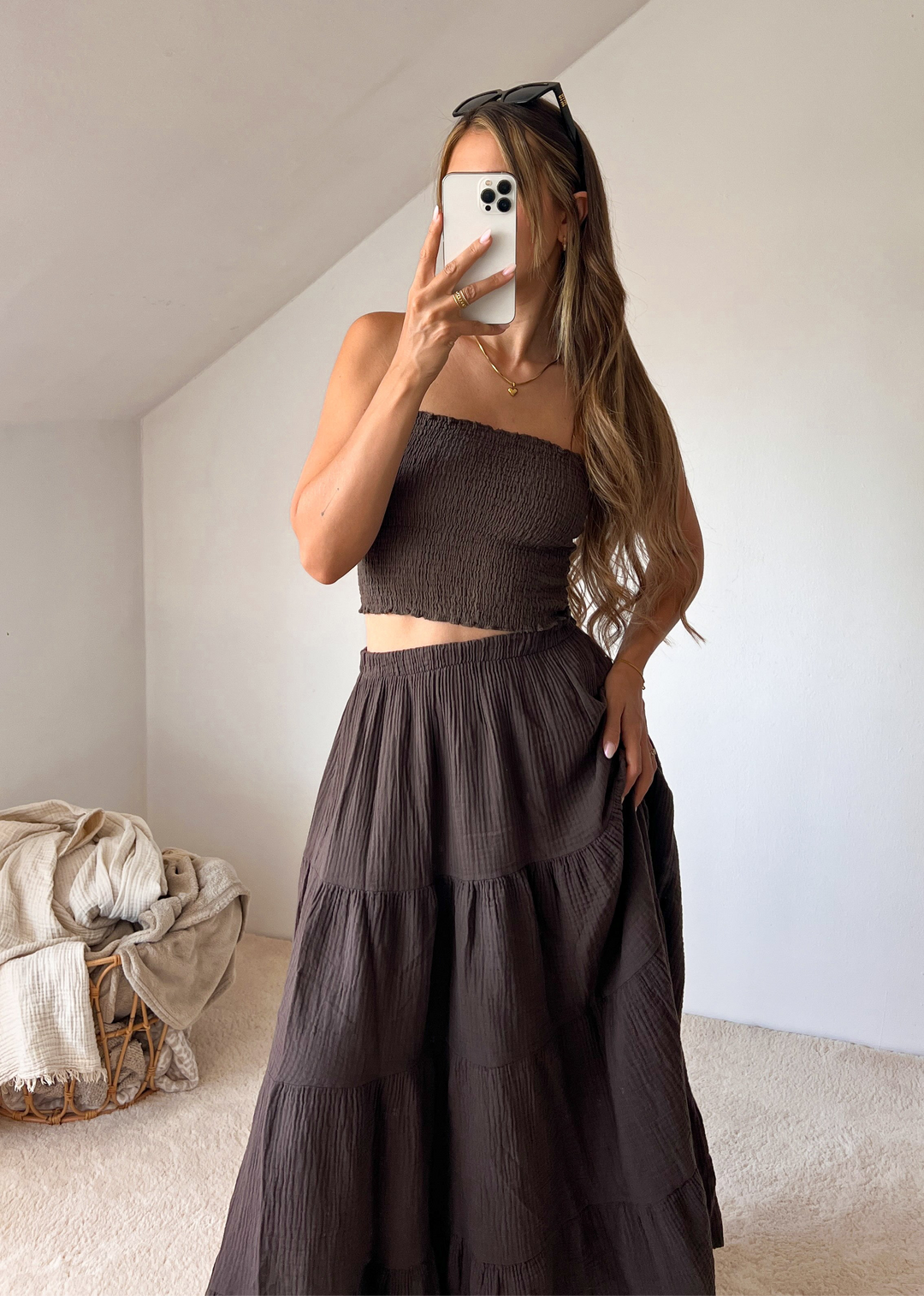 MAXI MUSSELIN ROCK - versch. Farben