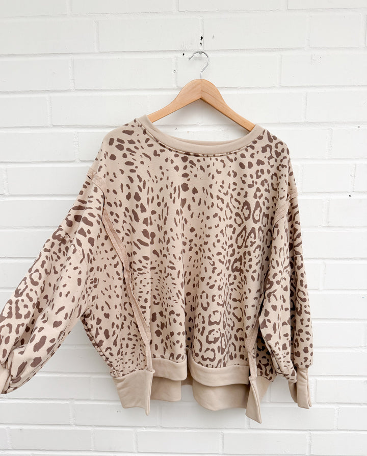 OVERSIZE SWEATSHIRT LEO MARLA - versch. Farben