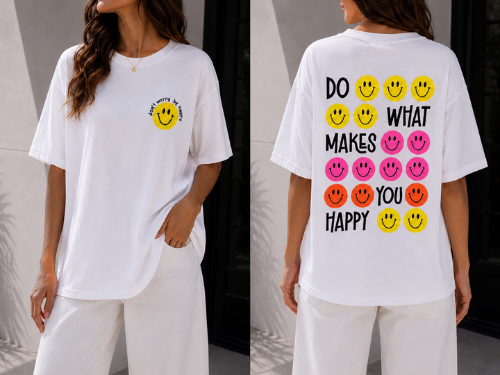 HAPPY T-SHIRT - versch. Farben
