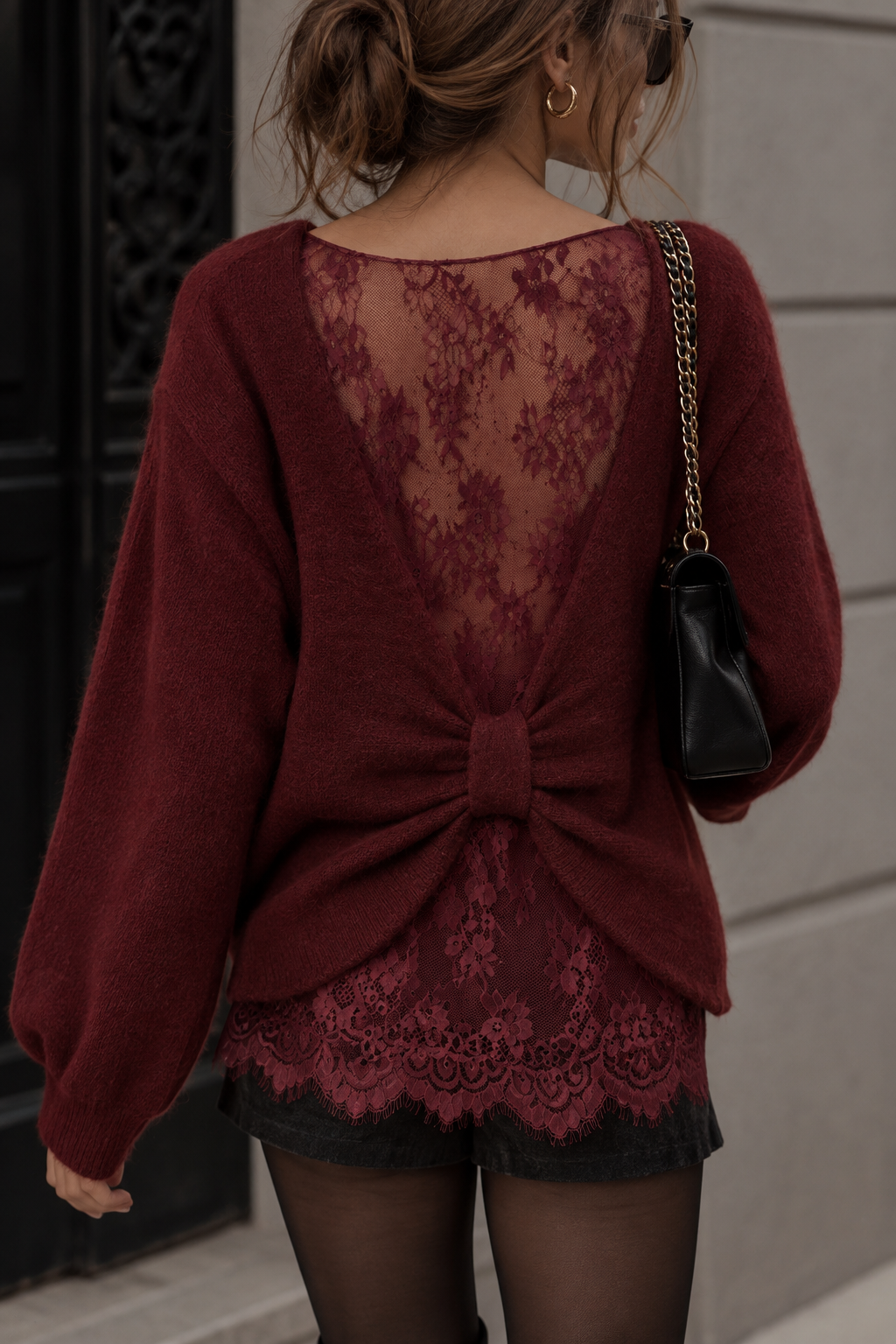 LACE STRICKPULLOVER MARLA - Versch. Farben
