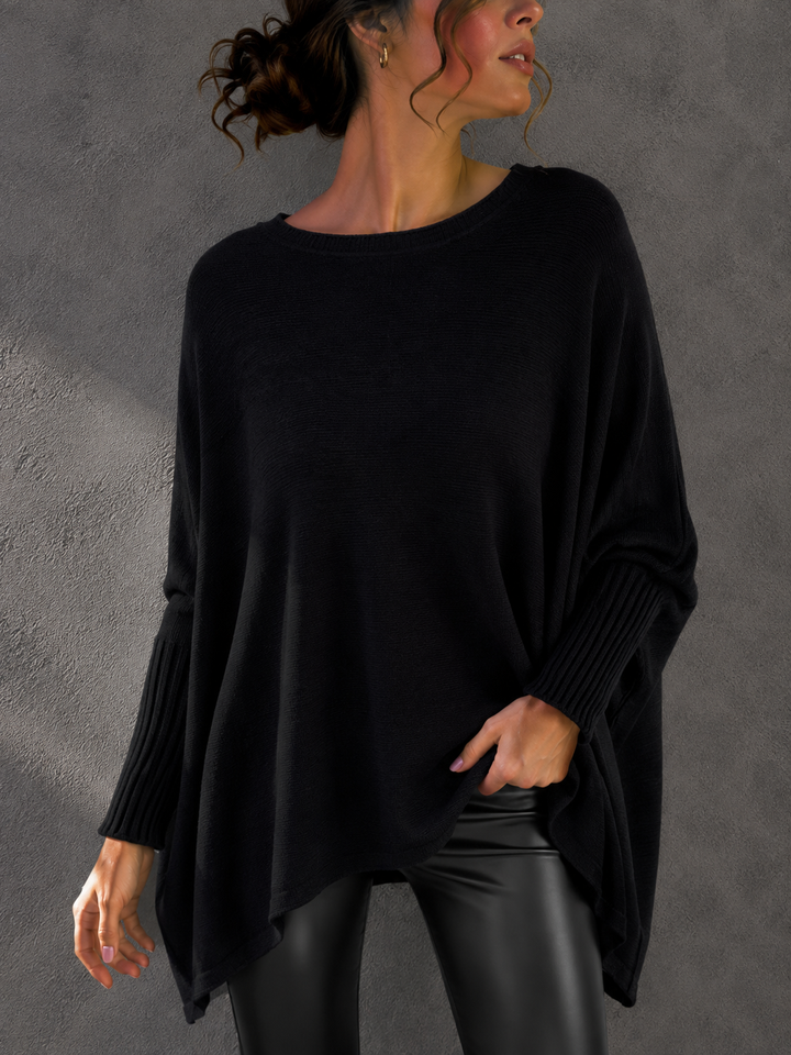 OVERSIZE BASIC STRICKPULLOVER MELL - versch. Farben