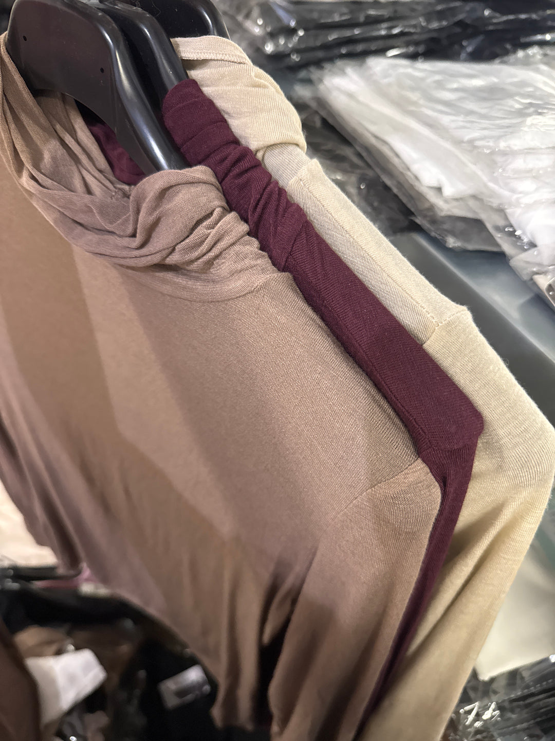 KASCHMIR ROLLKRAGEN LONGSLEEVE - versch. Farben