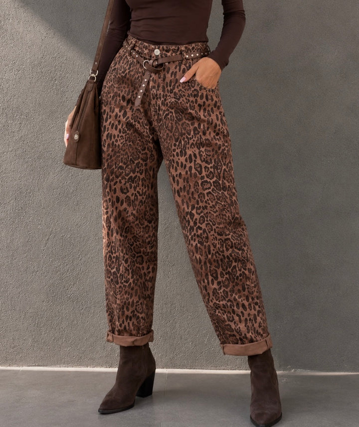 LEO BARRELL HOSE mit Gürtel