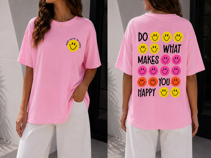 HAPPY T-SHIRT - versch. Farben