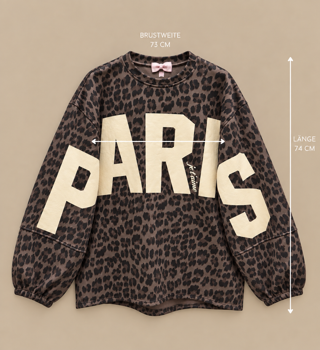OVERSIZE LEO PARIS SWEATSHIRT - versch. Farben
