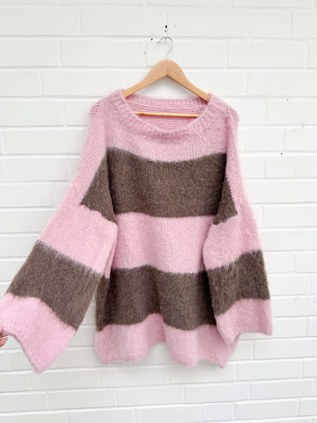 COZY STRIPE LONGPULLOVER - versch. Farben