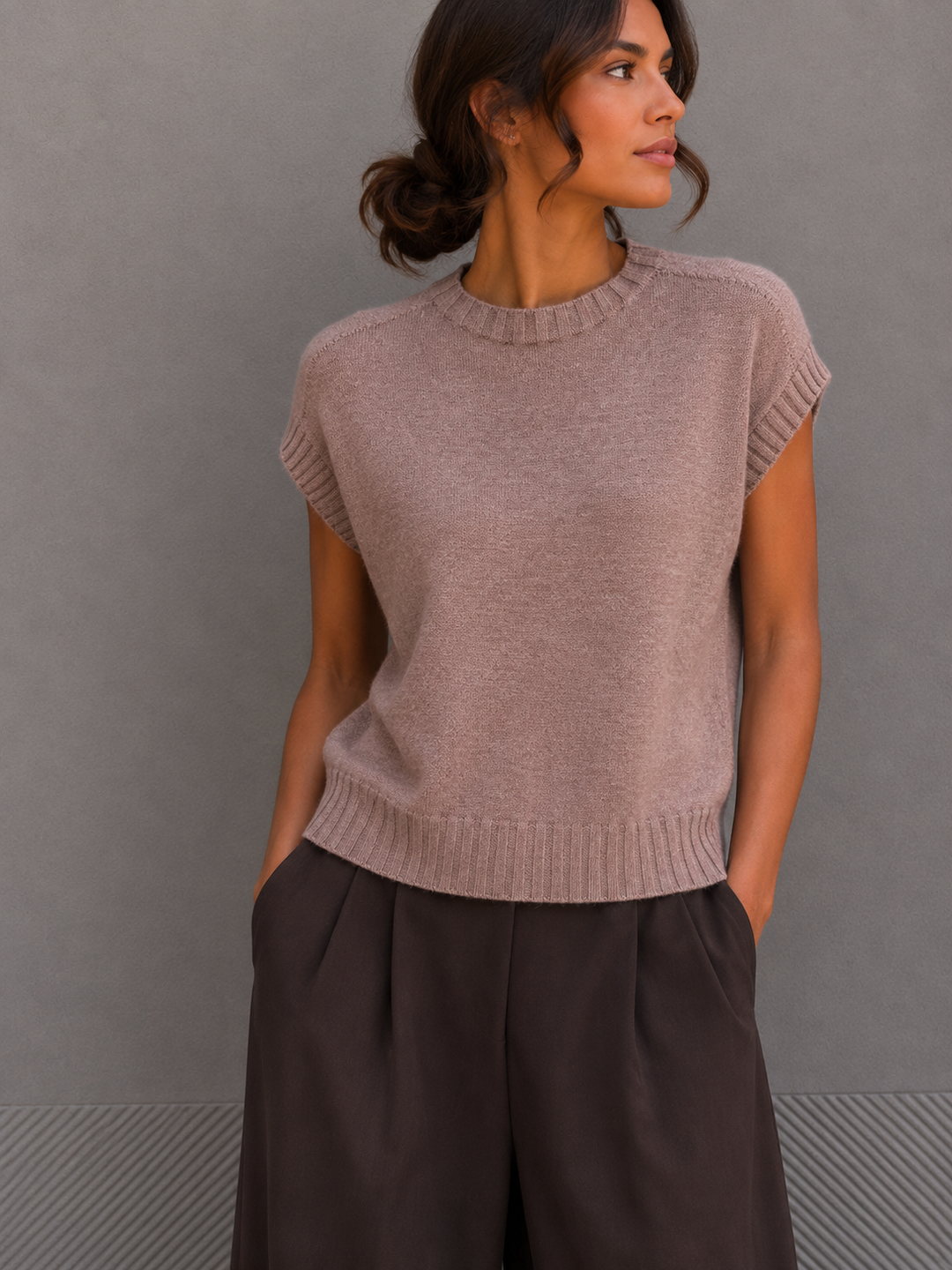 KURZARM PULLOVER SELINA - versch. Farben