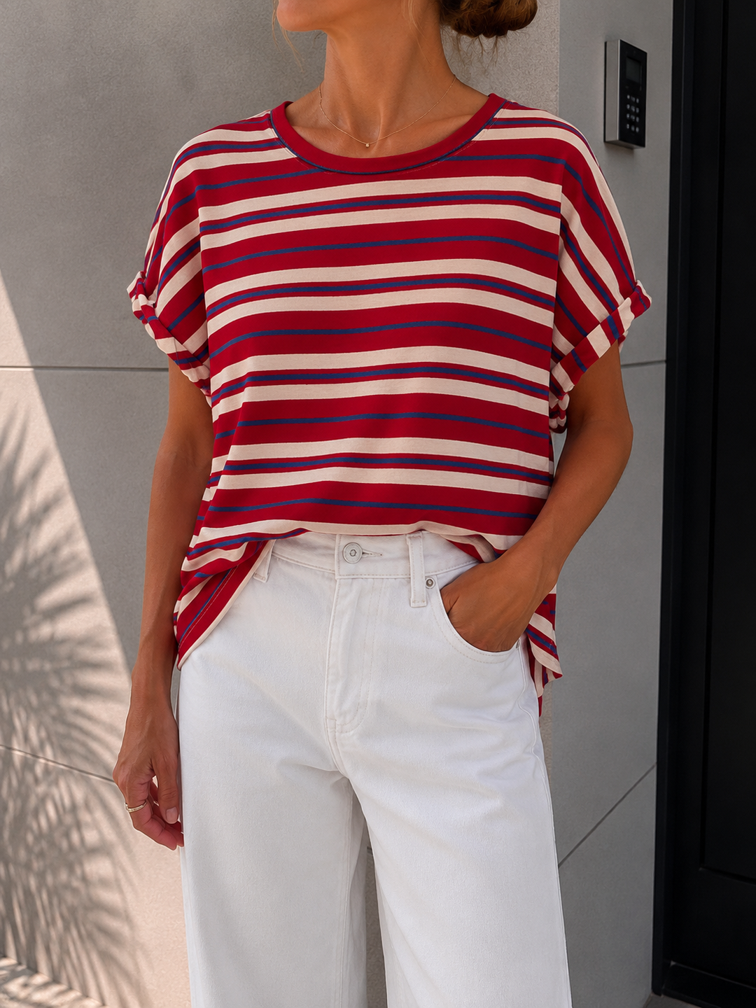 RED STREIFEN T-SHIRT - versch. Farben