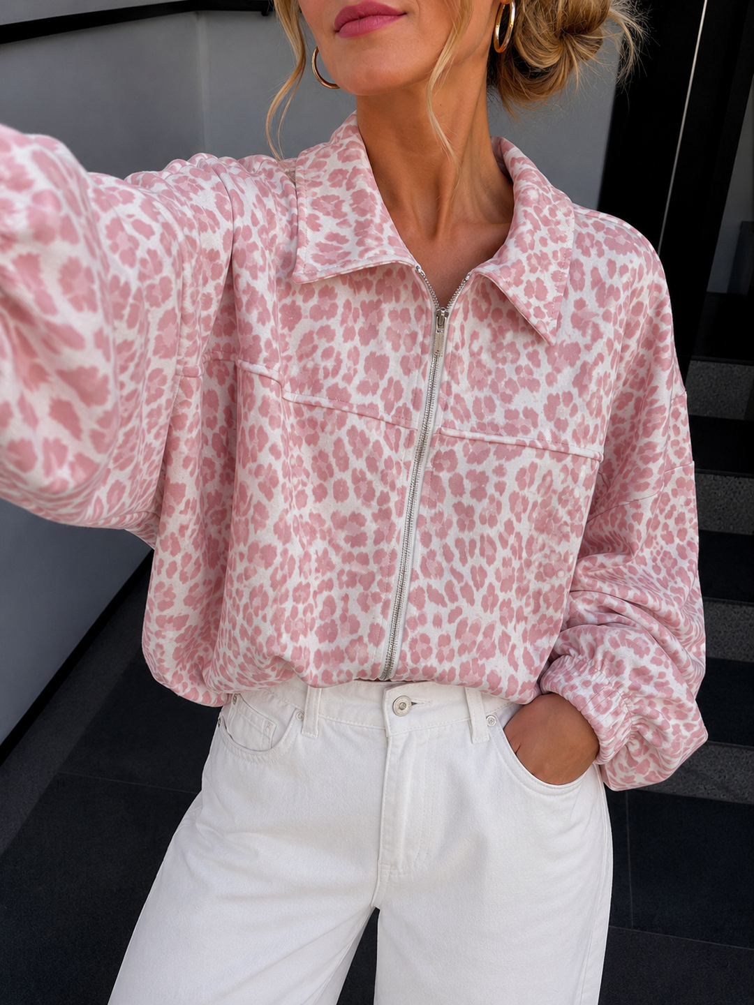 LEO BALLON SWEATJACKE - versch. Farben