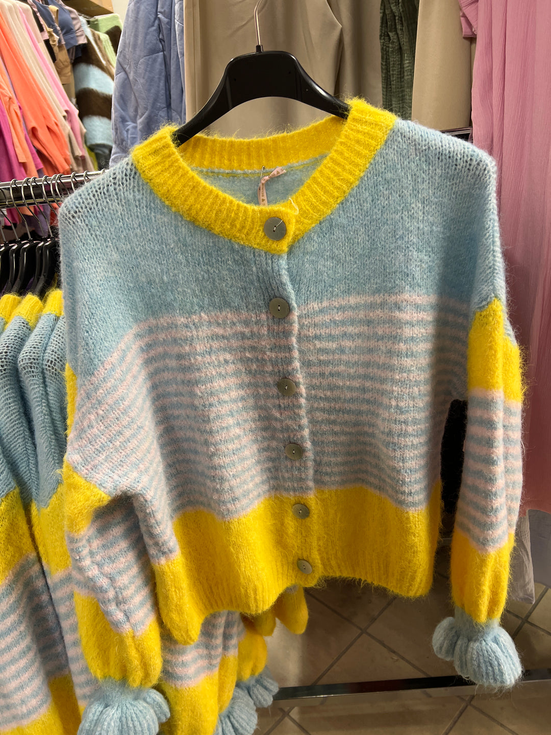 STRICKJACKE STRIPE CANDY - Versch. Farben